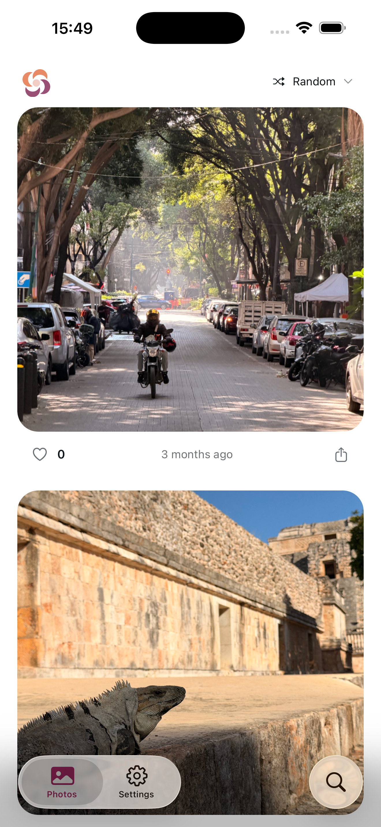 Lume — shuffle feed